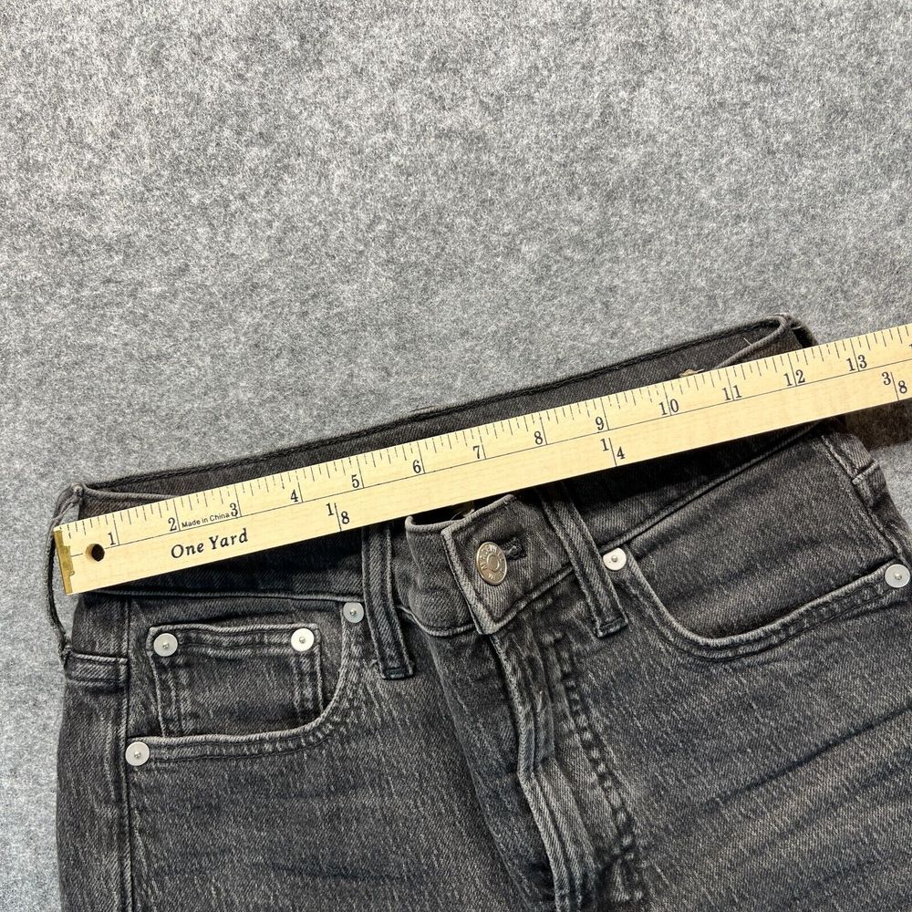 Madewell Jeans Womens‎ 23 The Perfect Vintage Jean Straight Leg Black Stretch - Picture 5 of 14